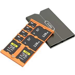 SMALLRIG Memory Card Case Holder Anti-Shock Anti-Fall and Scratch Suitable for SD/Micro SD/SIM Cards for Photography Enthusiasts - 2832B in Saudi Arabia