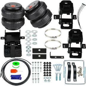 Rear Air Spring Bags Suspension Kit for Ford F250 4WD/RWD 1999, F-250 Super Duty 4WD/RWD 1999-2010, F350 RWD 1999-2009, F-350 Super Duty 4WD/RWD 1999-2004, 2008-2010, 5000 LBS (Blue)