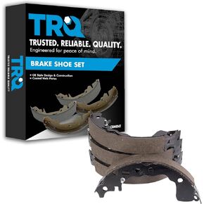 TRQ Rear Brake Shoes Fits 2018-2022 Nissan Kicks 2020-2022 Versa