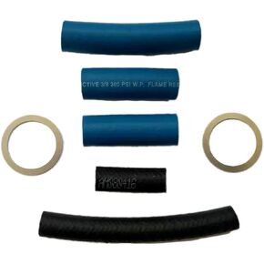 Fuel Filter Lift Pump Hose Lines Washers Kit Compatible with 1994-1997 Ford F250 F350 Superduty 7.3L Diesel Powerstroke