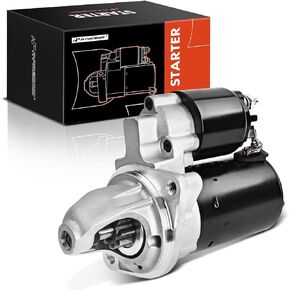 A-Premium Starter Motor Compatible with BMW 128i 135i 323i 325i 328i 330i 335i 525xi 530i X1 X3 X5 X6 Z4, 12V 1.1kW 9 Teeth Clockwise, Replace# 17922N, 12417521116, 12417521123, 0001107423