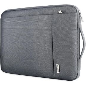 LANDICI 360° Protective Laptop Sleeve 11.6 Inch for Surface Pro 7 8 9/Laptop Go 2 3, MacBook Air 11, Small Computer Bag Carrying Case for 11-12 Inch Chromebook, Slim, Shockproof, Waterproof, Black
