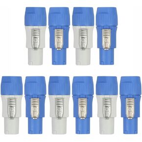 10 Set PowerCON Type A NAC3FCA+ NAC3MPA-1 Chassis Plug Panel Adapter Audio Stage Equipment Accessories