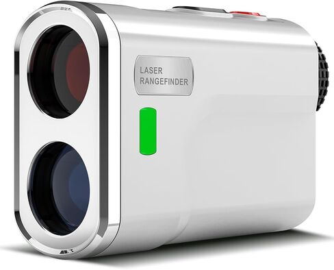 محدد مدى الجولف مع مفتاح منحدر - مكتشف نطاق ليزر لمسافة 1500 ياردة، قياس المنحدر، قفل العلم مع اهتزاز النبض، تكبير 6X، قابل لإعادة الشحن in Kuwait