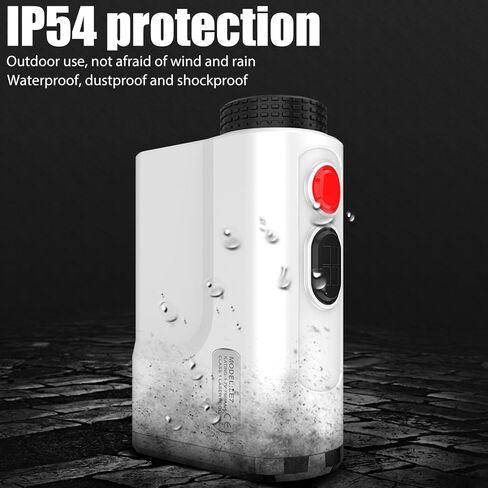 محدد مدى الجولف مع مفتاح منحدر - مكتشف نطاق ليزر لمسافة 1500 ياردة، قياس المنحدر، قفل العلم مع اهتزاز النبض، تكبير 6X، قابل لإعادة الشحن in Kuwait