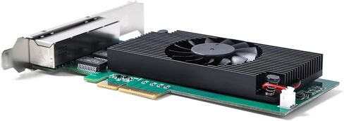 4-Port 2.5GBase-T PCIe محول الشبكة بطاقة NIC 2500/1000/100Mbps PCI Express Gigabit Ethernet Card RJ45 LAN Controller يدعم مجموعة شرائح PXE I225 لـ ZimaBoard/Windows/Linux مع ملف تعريف منخفض in Kuwait