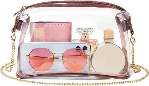 Vorspack Clear Bag Stadium Approved - Clear Crossbody Bag Cute Clear Purses for Women Clear Purse for Concert Festival Sports in Saudi Arabia