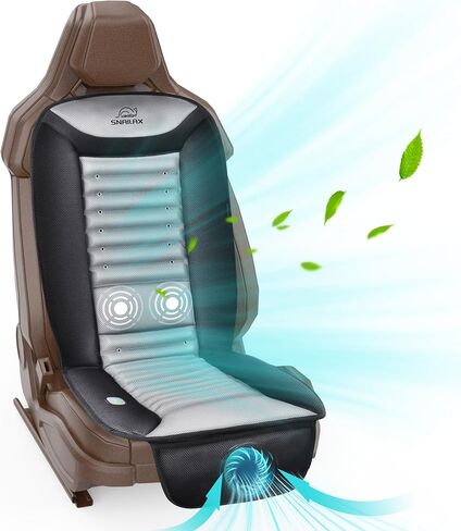 أغطية مقاعد تبريد Snailax للسيارة، وسادة مقعد السيارة جيدة التهوية، وسادة تبريد مقعد السيارة مع سرعتين للهواء البارد، مناسبة عالميًا لشاحنة السيارة ذات الدفع الرباعي والمنزل والمكتب in Kuwait