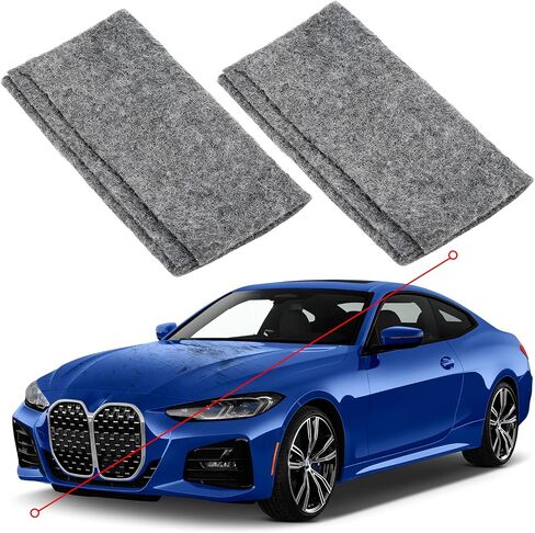 Nano Sparkle Cloth for Car Scratches, 2024 Nano Sparkle Cloth Car Scratch Remover Cloth Upgrade, Multi-Purpose Nano Magic Cloth Easy to Repair Small Scratched Water Spots for All Car 2pcs in Saudi Arabia