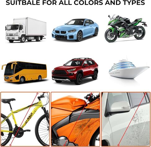 Nano Sparkle Cloth for Car Scratches, 2024 Nano Sparkle Cloth Car Scratch Remover Cloth Upgrade, Multi-Purpose Nano Magic Cloth Easy to Repair Small Scratched Water Spots for All Car 2pcs in Saudi Arabia