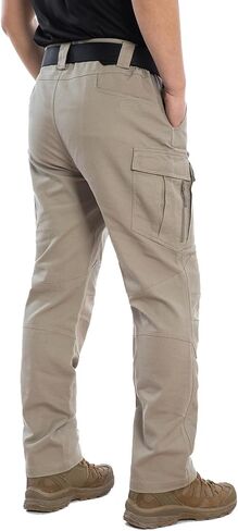 MANSDOUR Men's Cotton Hiking Tactical Pants Lightweight Stretch Military Combat Cargo Work Pants in Saudi Arabia