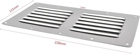 9 "x 4-1/2" قارب الفولاذ المقاوم للصدأ مستطيلة مختومة ومقصورة الهواء تنفيس غطاء الشواية التهوية الملحقات البحرية قوارب السفن اليخوت قوارب الكاياك in Saudi Arabia