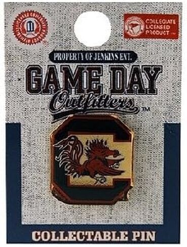 NCAA South Carolina Gamecocks Jewelry طية صدر السترة شعار Gamecock، مقاس واحد، متعدد الألوان in Kuwait