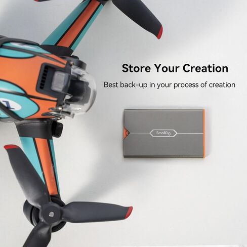 SMALLRIG Memory Card Case Holder Anti-Shock Anti-Fall and Scratch Suitable for SD/Micro SD/SIM Cards for Photography Enthusiasts - 2832B in Kuwait