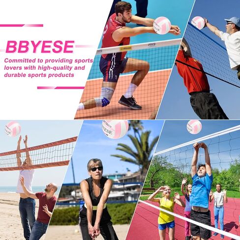Volleyball Official Size 5 Waterproof Soft Sand Volley Balls for Beginners Adults Men Women Indoor Outdoor Pool Beach Gym Game Training Competition Play Gift in Saudi Arabia