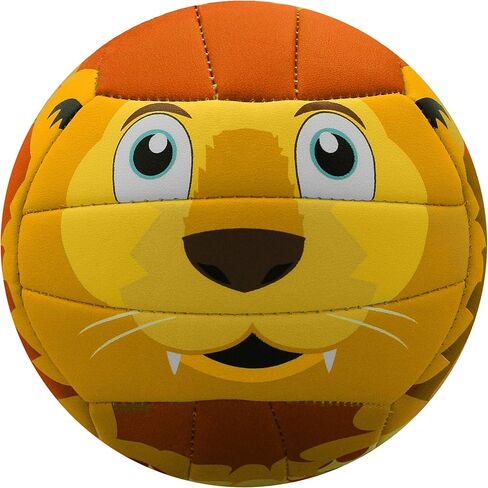 كرة طائرة صغيرة باللون الأصفر/البني، مخيطة آليًا، 5 1/2 بوصة in Kuwait