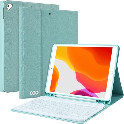 COO Keyboard Case for 9th/8th/7th Generation 10.2 Inch with Pencil Holder in Saudi Arabia