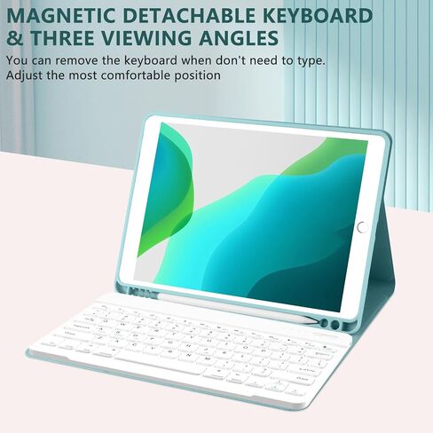 COO Keyboard Case for 9th/8th/7th Generation 10.2 Inch with Pencil Holder in Saudi Arabia