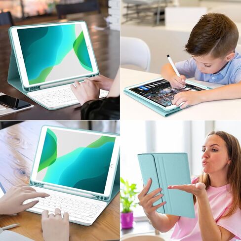 COO Keyboard Case for 9th/8th/7th Generation 10.2 Inch with Pencil Holder in Saudi Arabia