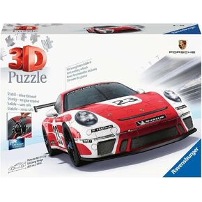 Ravensburger Porsche 911 GT3 Cup 108 قطعة ثلاثية الأبعاد للبالغين والأطفال - 11557 - هدية رائعة لأي عيد ميلاد أو عطلة أو مناسبة خاصة