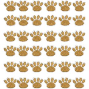 36 حزمة بقع باو صغيرة ، حديد الكلب على بقع للأطفال ، جرو لطيف Cat Tiger Bear Paw Print Patches Patches for Clothes Jean Backpack Hat Shoes Thispique (Navy)