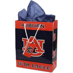 Havercamp Auburn University Gift Bag - 1 PC. - يعرض بفخر شعار أوبورن الرسمي و Aubie النمر. هذه حقيبة Auburn Tigers تجعل كل هدية استثنائية