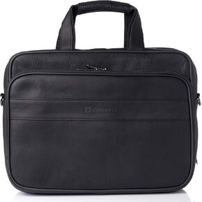 Alpine Swiss Messenger Bag Colombian Leather 15.6" Laptop Briefcase Portfolio