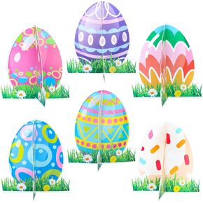 Gyufise 12 Pack Happy Easter Honeycomb Centerces for Table Decorations Bunny Easter Egt Center Decor