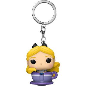 Funko Pop! Keychain: Disney 65th - Alice in Teacup, 3.75 inches