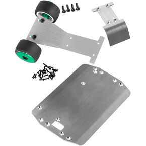 RC Chassis Armor Skid Plate Protremer و Wheelie Bar Set Proprads Part for 1/18 Sarrax Teton ، Sarrax Rally ، Navy Blue in Saudi Arabia