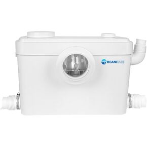 Macerator Pump for Macerating Toilet with 4 Water Inlets,Sewerage Water Pump for Easy Toilet Disposal Sewage Bathroom Kitchen Drainage