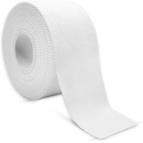 3-Pack White Athletic Tape, Easy Tear Sports Tape, Strong Adhesive Athletic Tape for Medical Trainers & Athlete, Suitable Tape for Hockey, Tennis, Gymnastics & Boxing
