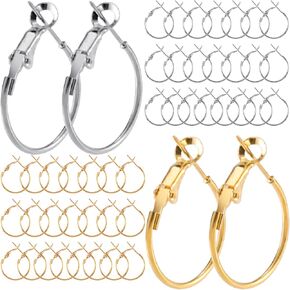 482pcs 50mm Round Hoop Accoring strains ، Gold Silver Hypoallergenic ropring hoops ، alloy open diy arcors supplies for Jewelry Making Craft