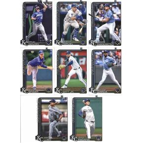 2025 Topps Series 1 Kansas City Royals Baseball Card Team Set Bobby WITT Jr, Vinnie Pasquantino, Seth Lugo