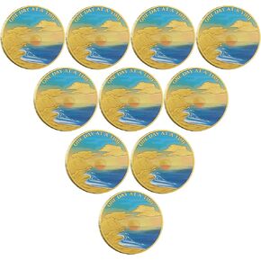 رقاقة Sunrise Sunrise Sunrise Serenity ذات يوم في وقت واحد AA ميدالية (عملة واحدة)