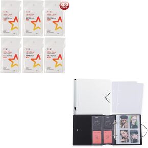 Card Sleeves (300 Sleeve) + 4-Pocket Photocard Binder