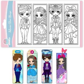 GLOBLELAND Art Cat Bookmark Clear Stamps Mandala Cats Silicone Stamp Egyptian Cats Transparent Stamps for DIY Scrapbooking and Cards Making Photo Album Journal 6.3x4.33inch