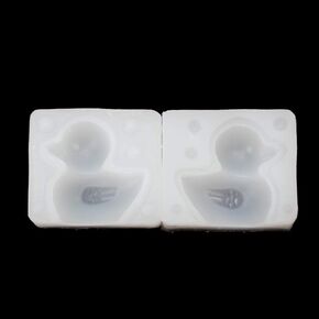 Zhizhou 3D شكل بطة كبيرة شكل السيليكون كعكة فندان الصابون راتنج الراتنج العفن