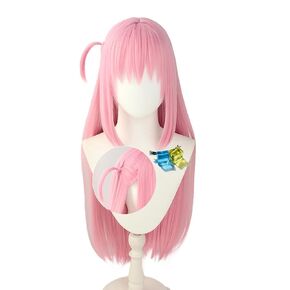 SUNXXCOS My Dress Up Darling cosplay Wig Yellow Pink Gradient Long Straight Actual Ombre (Kitagawa Marin)
