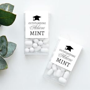 حفل التخرج تفضل Mint stickęrs لـ TIC TAC Candy ، فئة 2025 ملصقات GRADUATIOɳ هدايا ، هدايا التخرج الزخارف ،