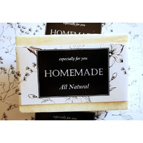 Wrap Paper Tape for Homemade Soap Bar Handmade Products 50pcs Set (H2 Pink Marble)