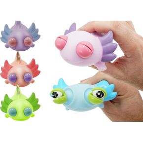 Ja-ru squeezy pop-eyes axolotl toy (وحدة واحدة متنوعة) قبيحة ألعاب أطفال قبيحة لطيئة الأطفال للبنين والبنات. تململ تململ الإجهاد السخيف تخفيف الإجهاد axolotls الشكل الحسي. 4747-1S
