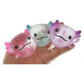 3 AXOLOTL SPLAT BALL - كرة شظية مملوءة بالماء - رمي لجعلها شديدة ومشاهدتها تعود