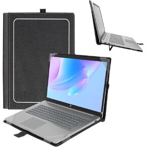 غلاف حالة الحماية في شهر العسل لـ Thinkbook 16 Gen 7 / ThinkBook 16 Gen4+ 16 بوصة كمبيوتر محمول ، حامل متعدد الزوايا مع علبة قشرة صلبة من الحرارة ، أسود