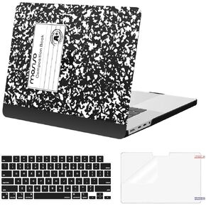 Moseso متوافق مع MacBook Pro 16 بوصة الحالة 2025 2024 2023 2022 2021 M4 M3 M1 M1 M1 A3403 A3186 A2991 A2780 A2485 Pro Max Chip ، Cuport Book Case Hard Shell و Conversion ، Black ، Black