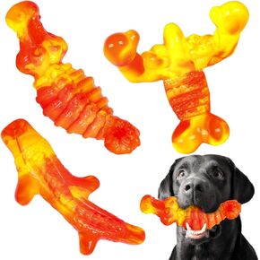 ألعاب Apasiri Agractors Cog Dog Toys: 3 عبوات صعبة الكلب لألعاب CHEWERS عدوانية سلالة كبيرة ، لعبة غير قابلة للتدمير للمضغات العدوانية