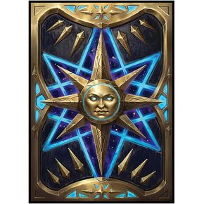 Fantasy North - Book of the Dead - Slear Book Series I - 100 Secred Matte TCG Card Sleeves - يناسب Magic MTG Commander Pokemon وغيرها