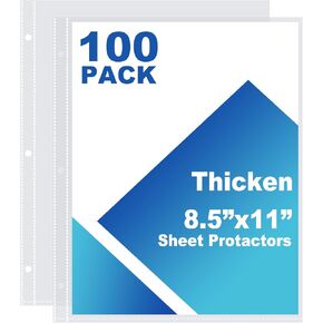 حماة الألواح لثلاثة رنين ، 100 حزمة ، واضحة ، سميكة (100pack)