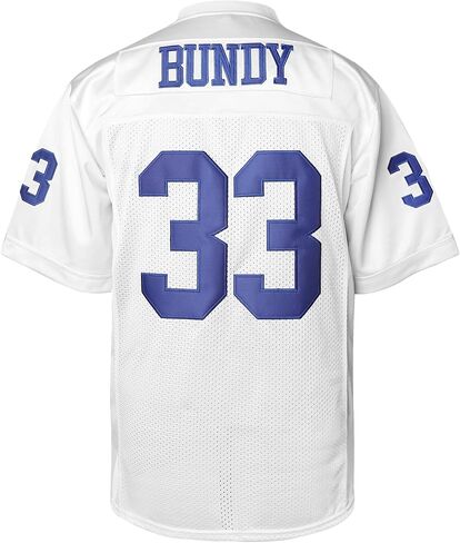MESOSPERO Al Bundy 33 Polk High قميص كرة القدم للرجال، قميص رياضي أزرق 90S ملابس الهيب هوب S-3XL in Kuwait