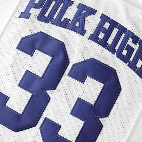 MESOSPERO Al Bundy 33 Polk High قميص كرة القدم للرجال، قميص رياضي أزرق 90S ملابس الهيب هوب S-3XL in Kuwait